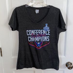 🔥3/$20🔥 Capitals Conference Champions 2018 t-shirt size M